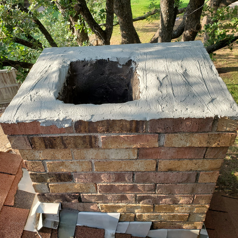 Home chimney repair -outside