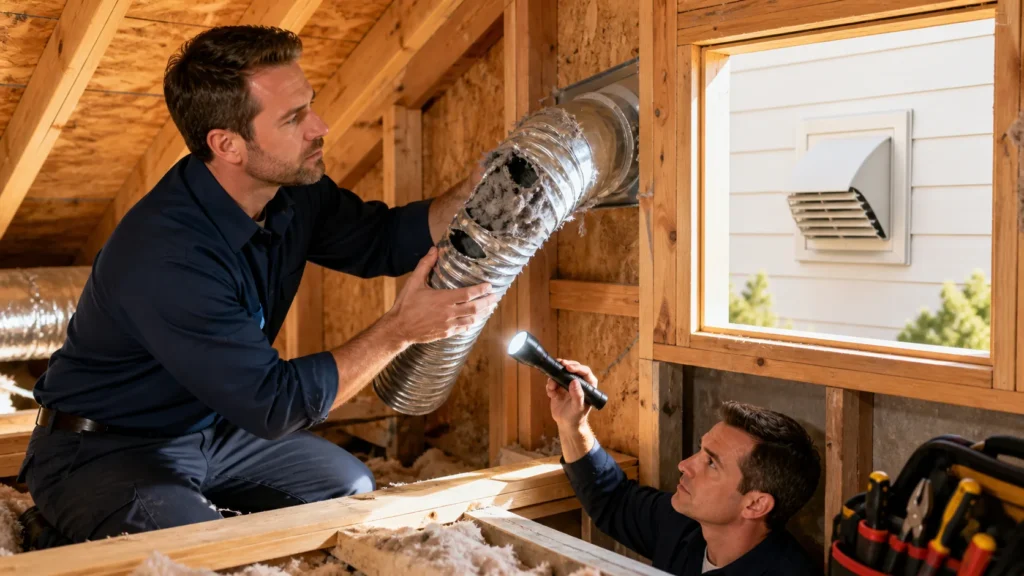 Dryer Vent Safety: Inspector Red Flags Behind Walls, in Attics, and Outside